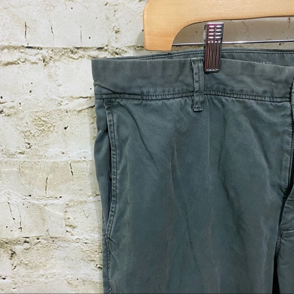 Fossil Green Fletcher Modern Fit Chino Pants - Picture 2 of 5